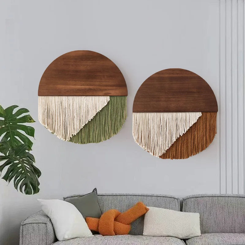Boho Half-circle Woven Wall Hanging