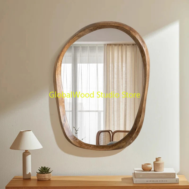 Irregular Magnifying Vanity Mirror
