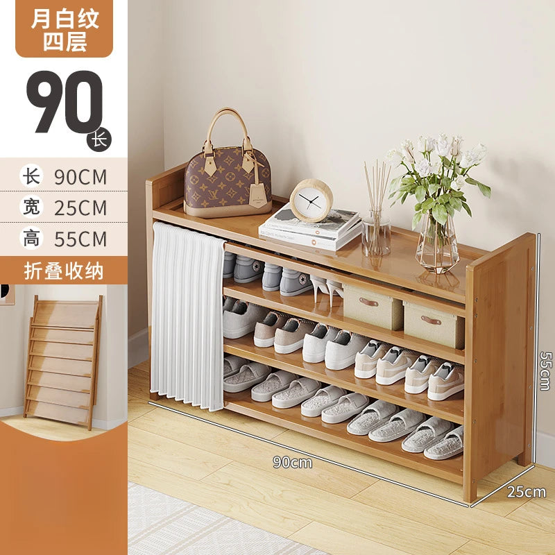 Bamboo Shoe Rack
