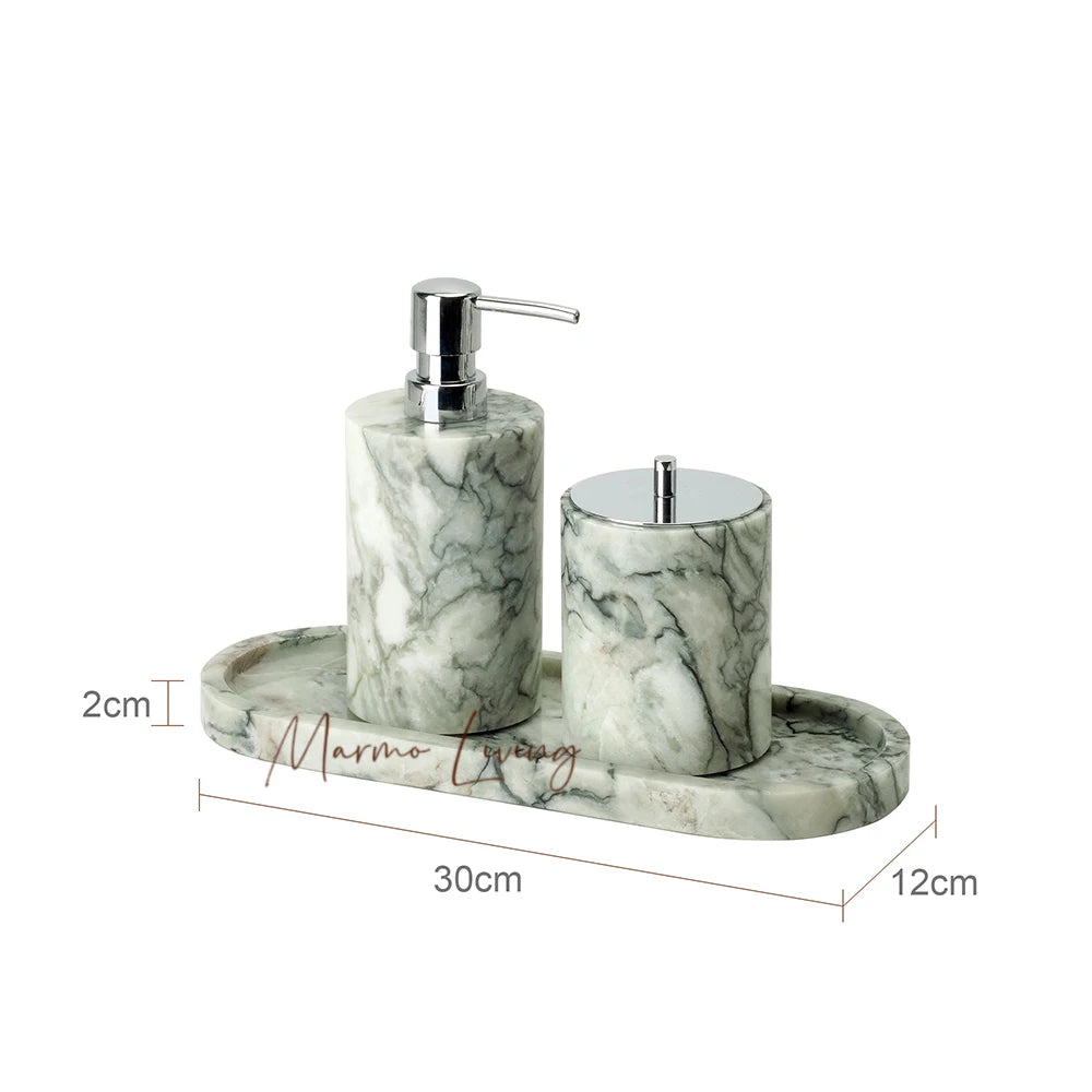 Emerald Marble Bathroom Set