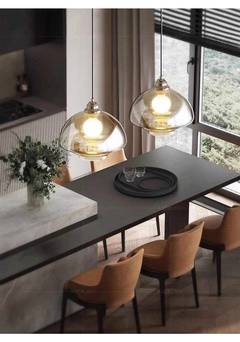 Nordic Stone Pendant Lamp