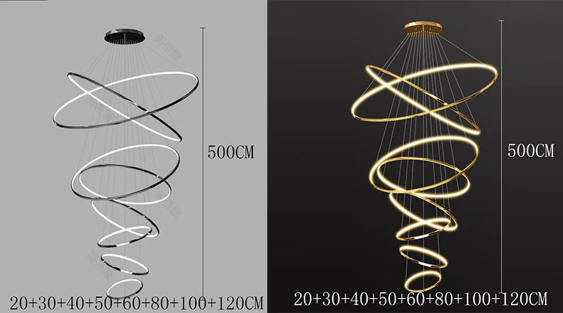Nordic Acrylic Pendant Chandelier