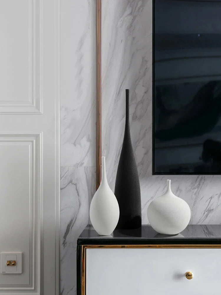 Hand-Drawn Zen Art Vase