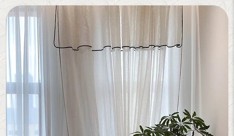 Vintage Tulle Blackout Curtains