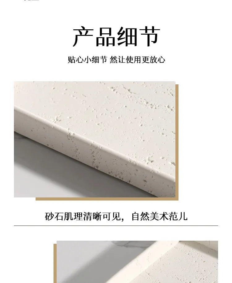 Travertine Stone Vanity Tray
