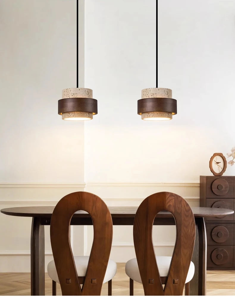 Wabi-Sabi Stone Pendant Chandelier