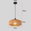 Modern Rattan Pendant Chandelier
