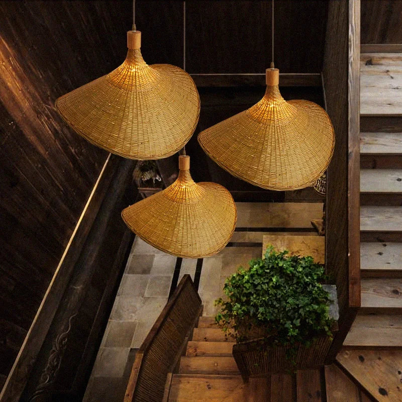 Japanese Bamboo Pendant Lamp
