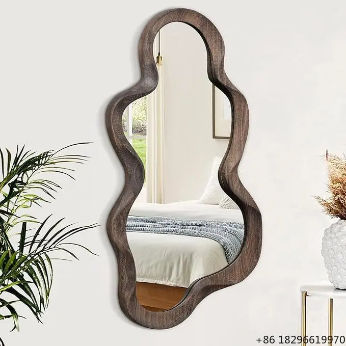 Vintage Irregular Gold Wall Mirror