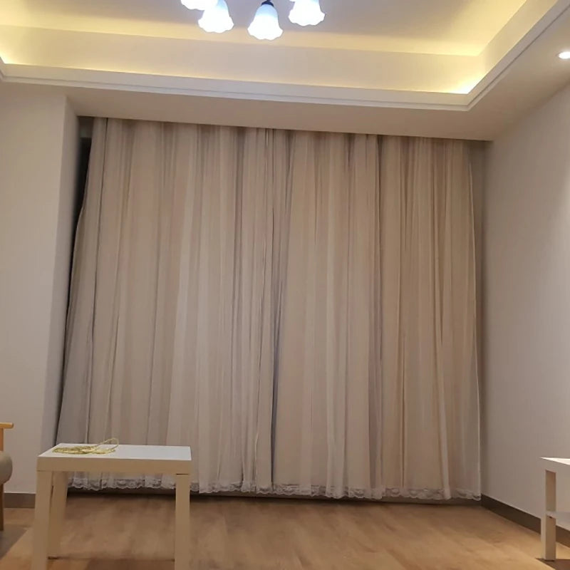Modern Gauze Blackout Curtains