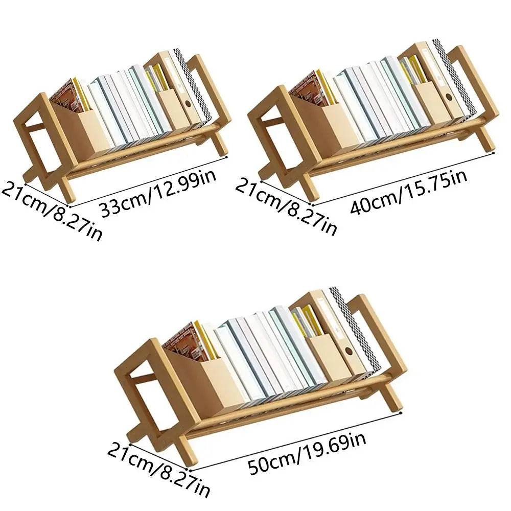 Bamboo Desktop Bookshelf