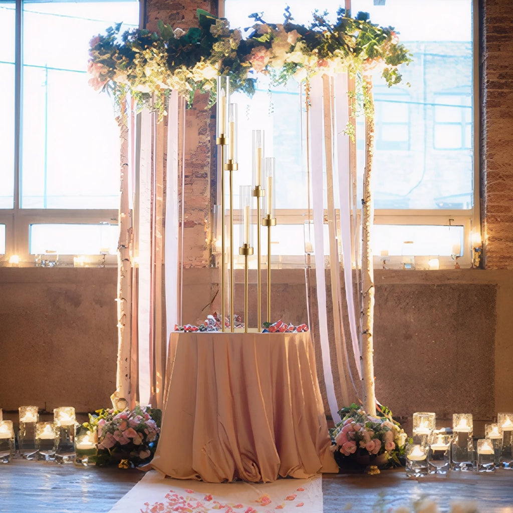 Gold Floor Candelabra