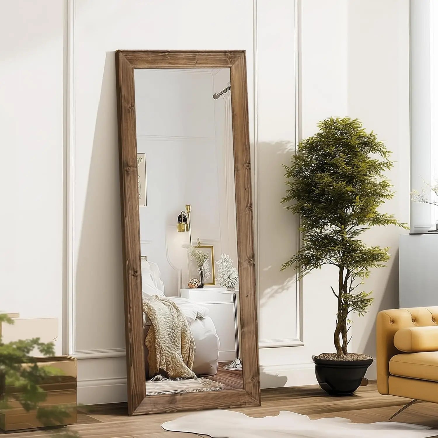 Arched Full-Length Wall Mirror