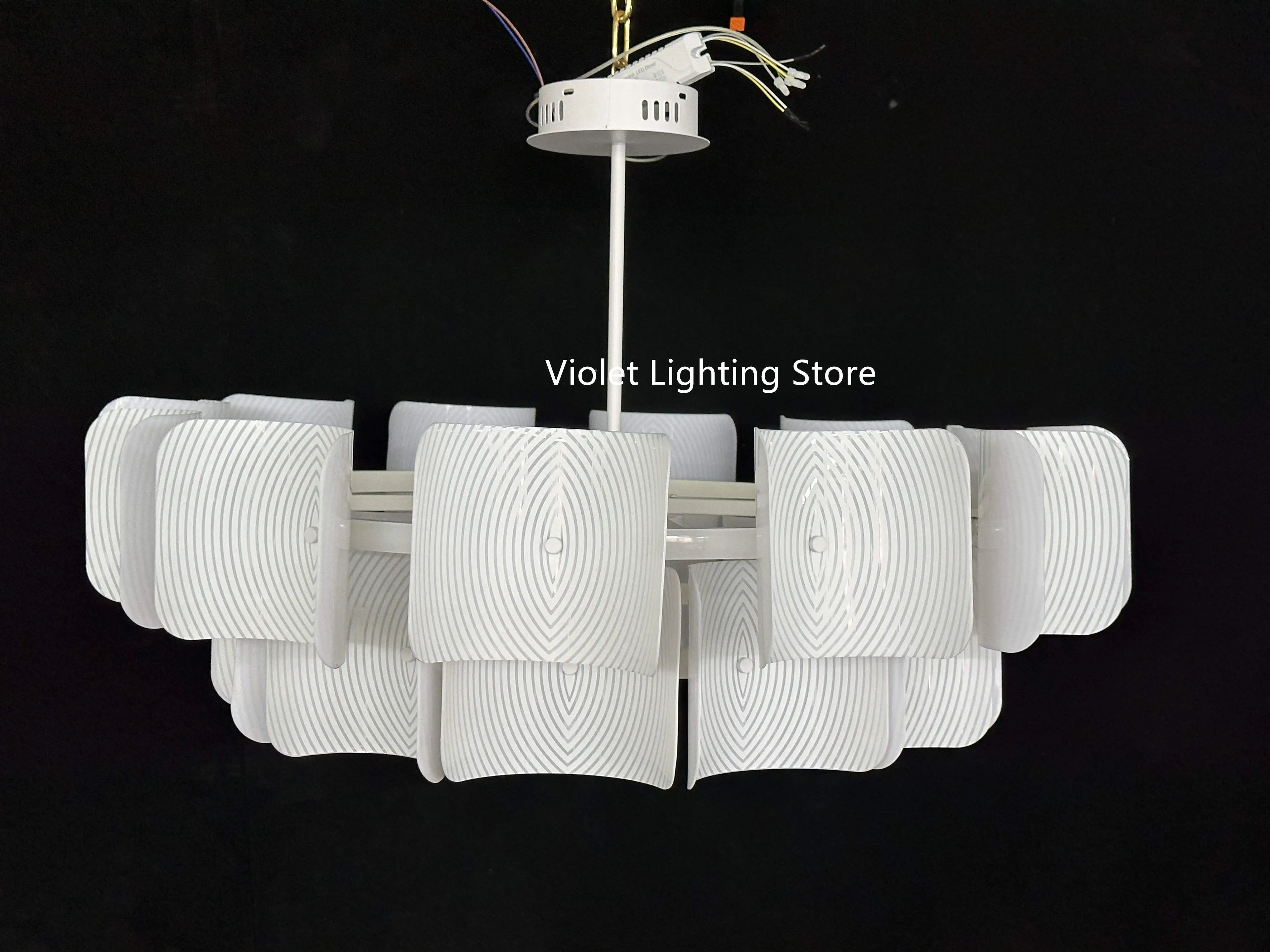 Wabi-Sabi Acrylic Pendant Chandelier