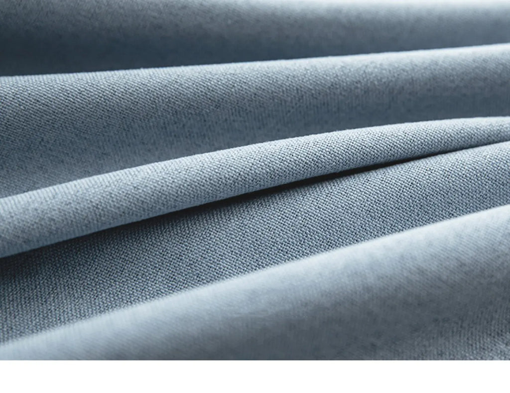 Modern Cotton-Linen Blackout Curtains