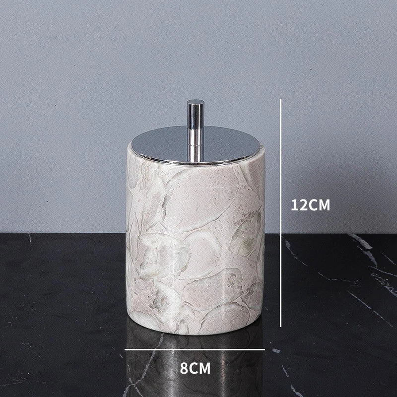 Elegant Marble Bathroom Set
