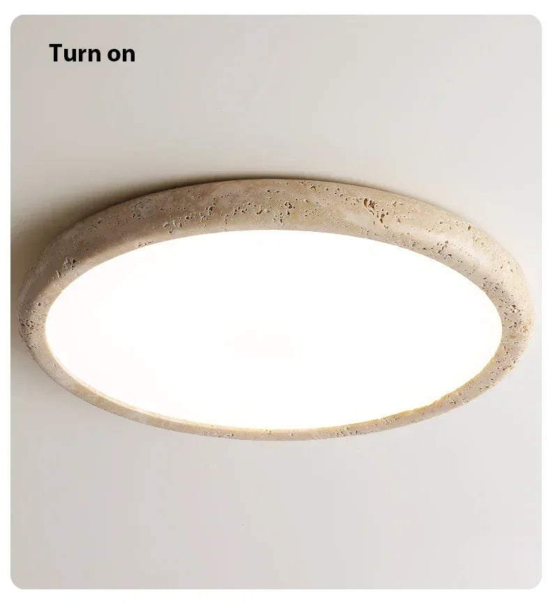 Wabi-Sabi Stone Pendant Lamp