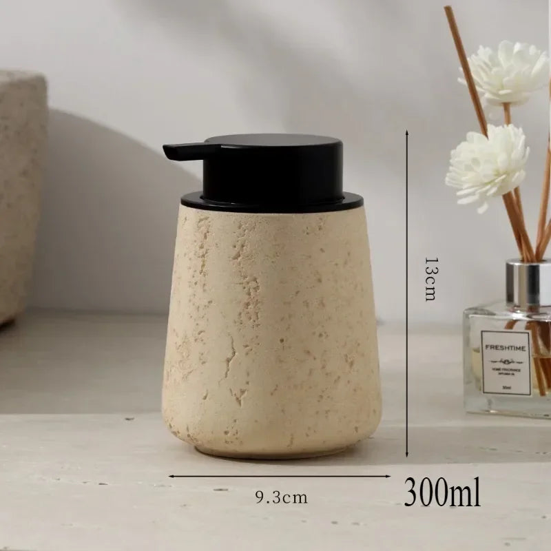Wabi-Sabi Stone Soap Dispenser