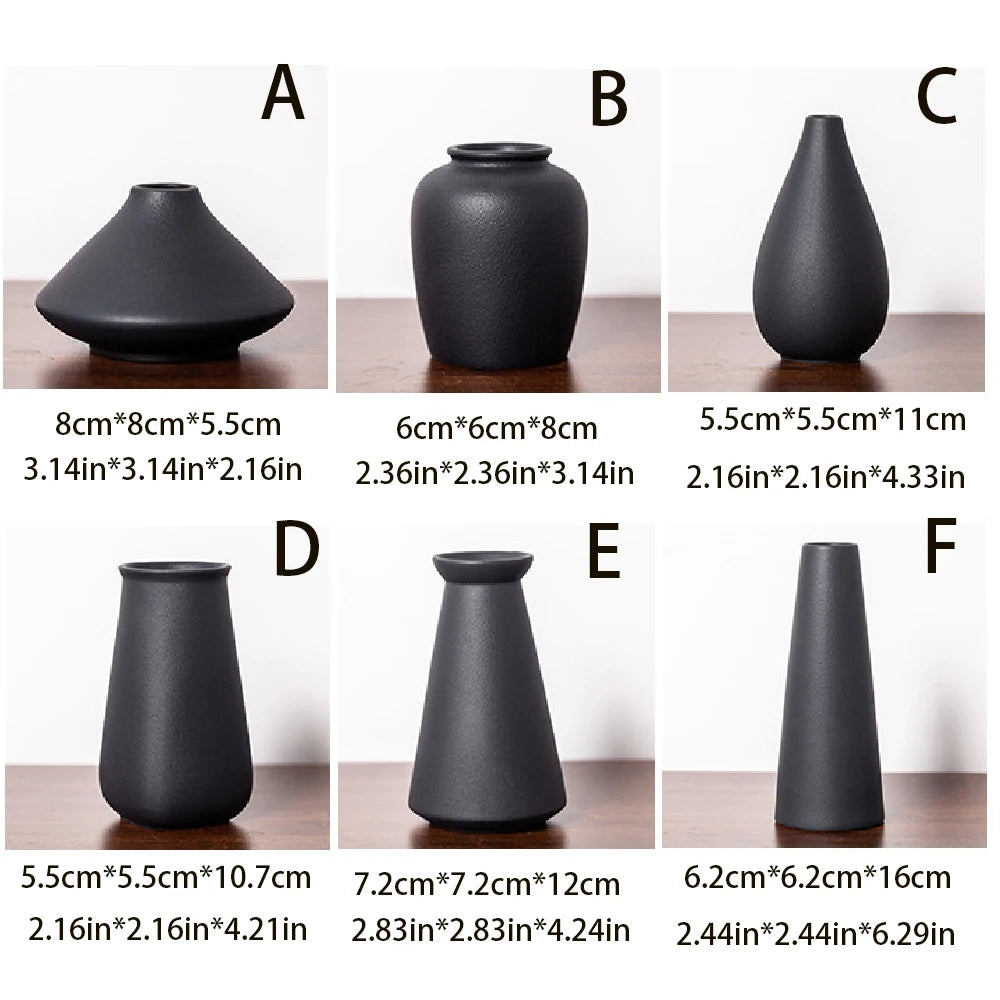 Matte Frosted Ceramic Bud Vase