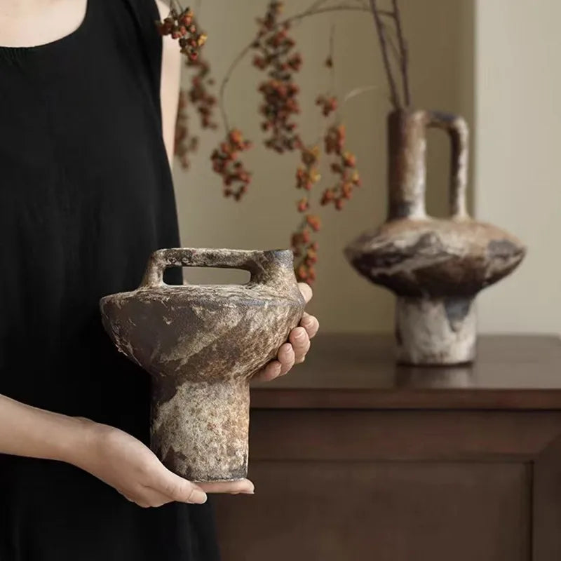 Coarse Pottery Zen Vase