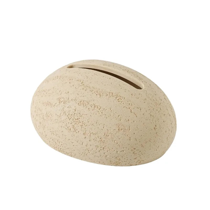 Stone-Look Travertine Tissue Box