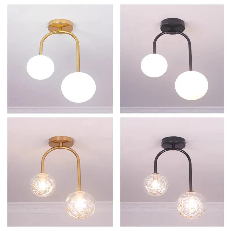 Nordic Glass Ceiling Light