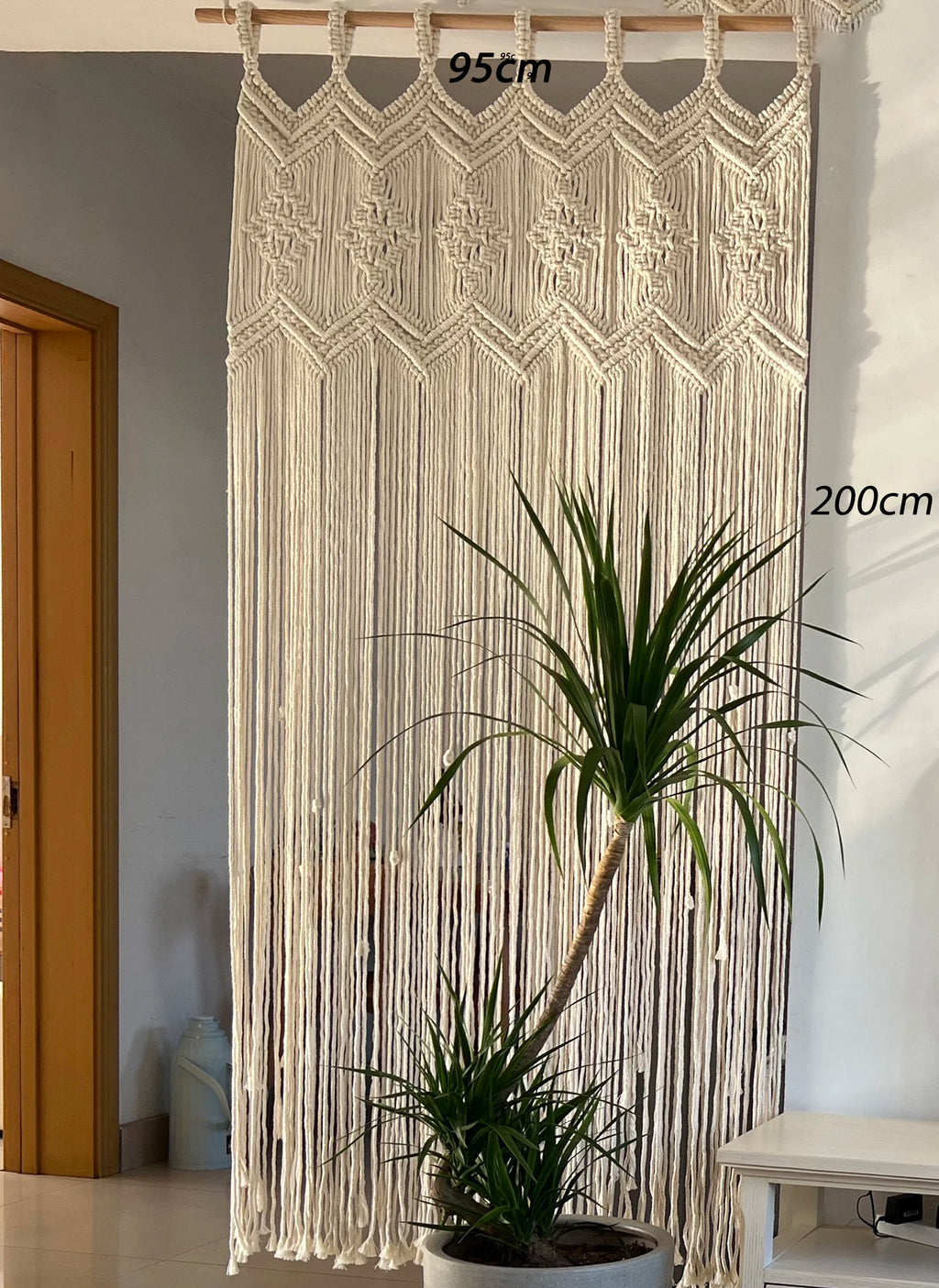 Macrame Door Curtain