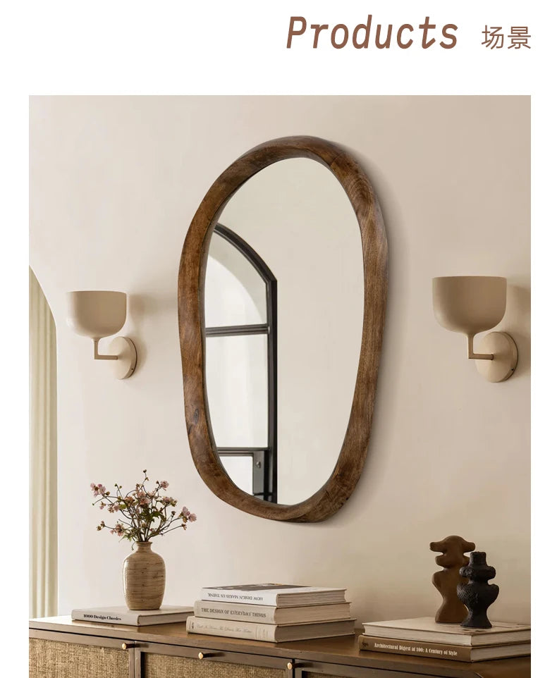 Irregular Magnifying Vanity Mirror