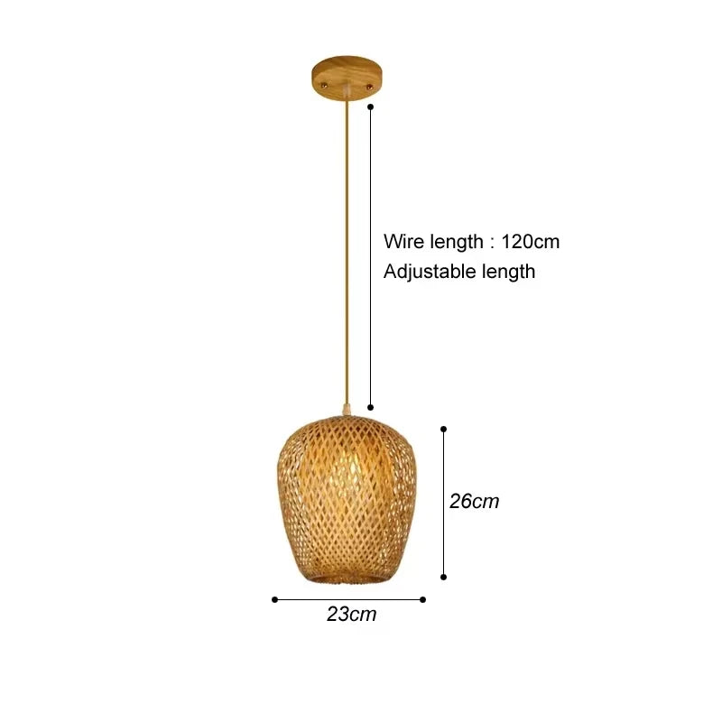 Rattan Pendant Chandelier