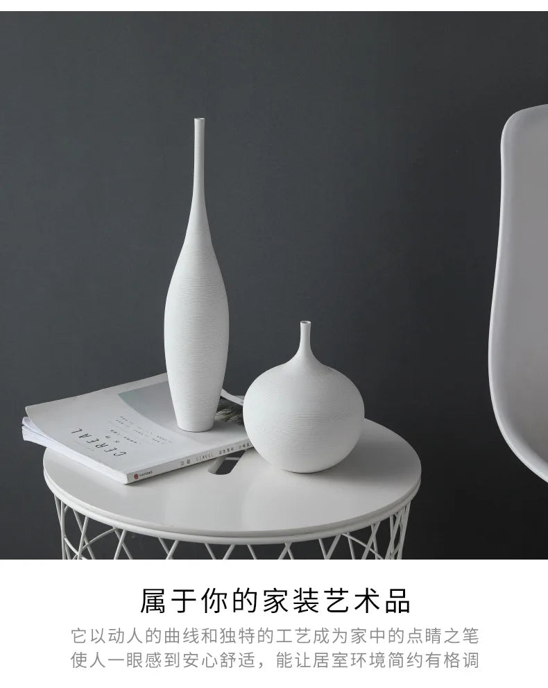 Hand-Drawn Zen Art Vase