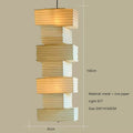 Wabi-Sabi Paper Pendant Chandelier