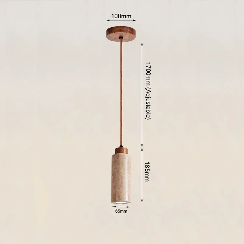 Wabi-Sabi Stone Pendant Chandelier