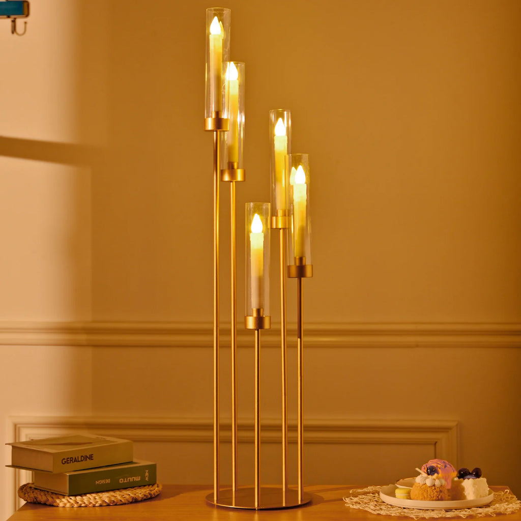Gold Floor Candelabra