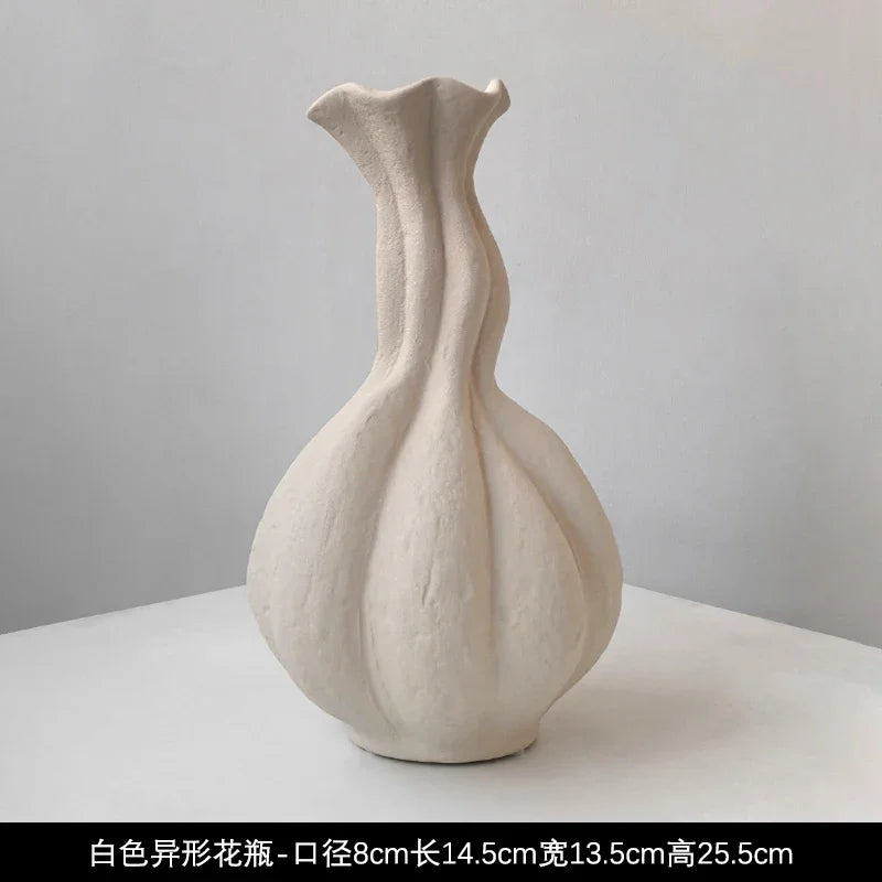 Organic Wabi-Sabi Ceramic Vase