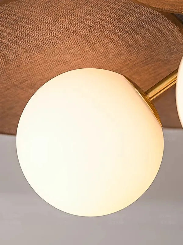Wabi-Sabi Rattan Chandelier