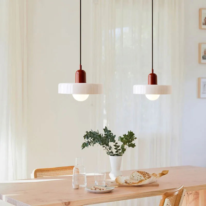 Bauhaus Glass Chandelier
