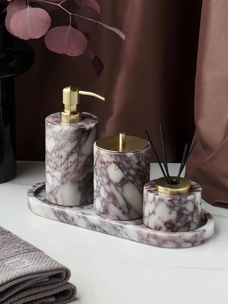 Calacatta Viola Bath Set