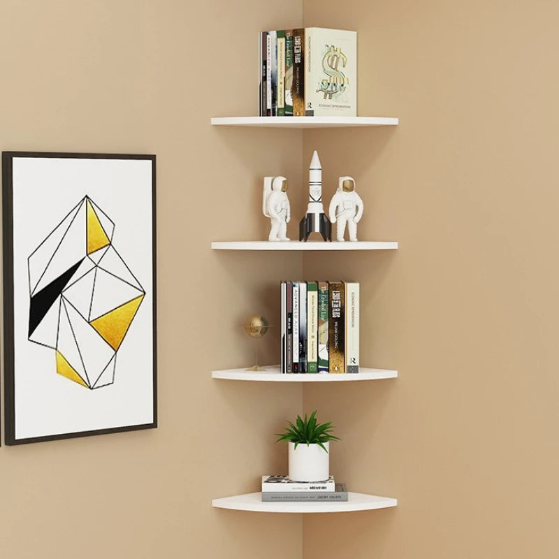 Floating Corner Wall Shelf