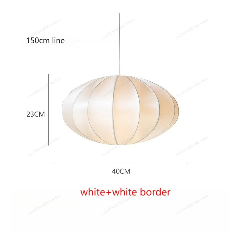Wabi-Sabi Fabric Pendant Chandelier