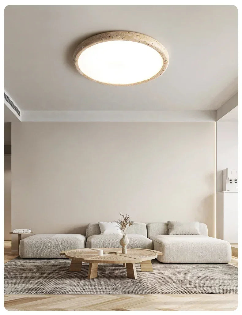 Wabi-Sabi Stone Pendant Lamp
