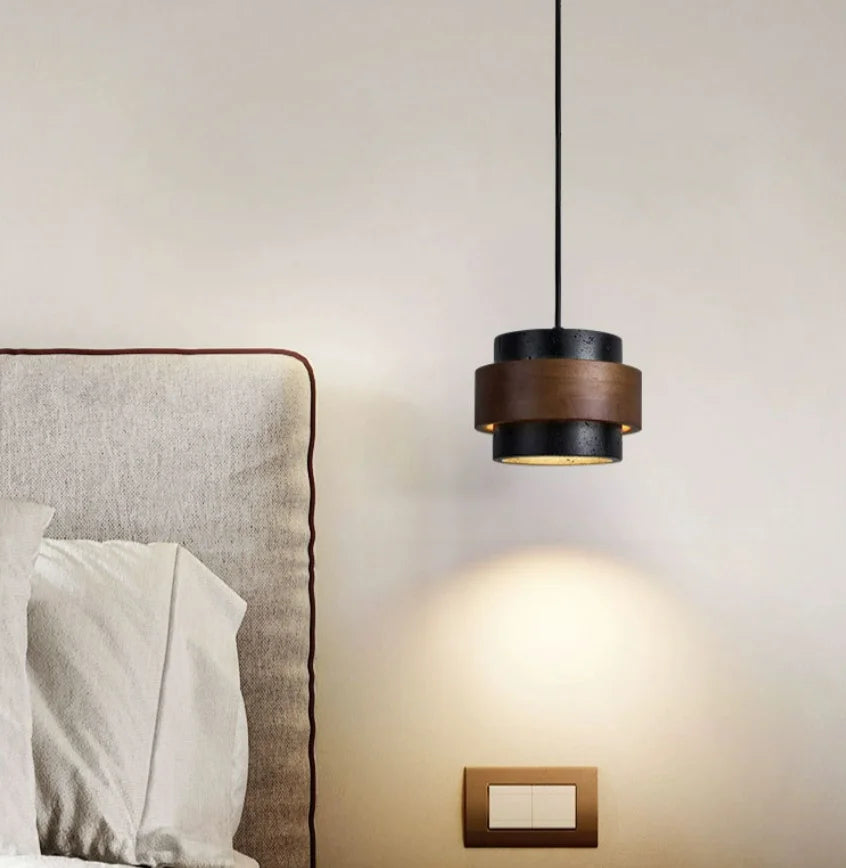 Wabi-Sabi Stone Pendant Lamp