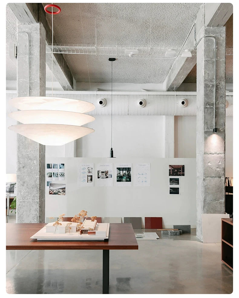 Wabi-Sabi Fabric Pendant Chandelier