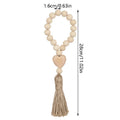Boho Natural Wood Bead Garland
