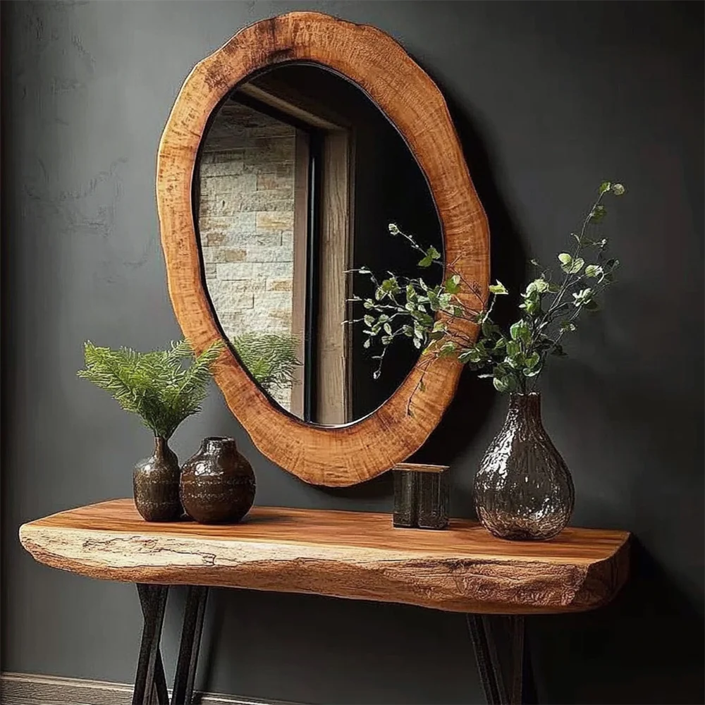 Irregular Magnifying Vanity Mirror