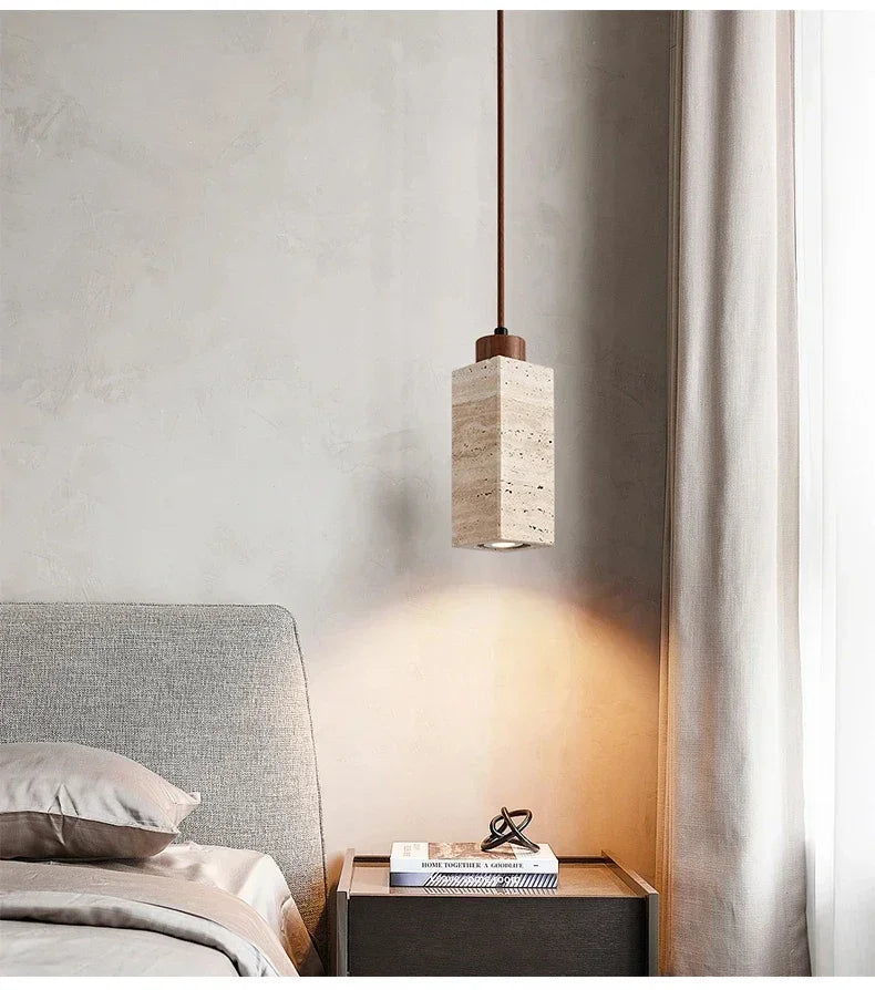 Wabi-Sabi Stone Pendant Chandelier