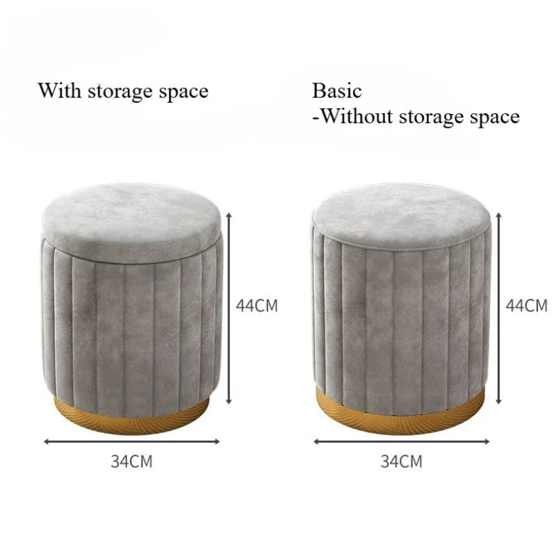 Wooden Vanity Stool