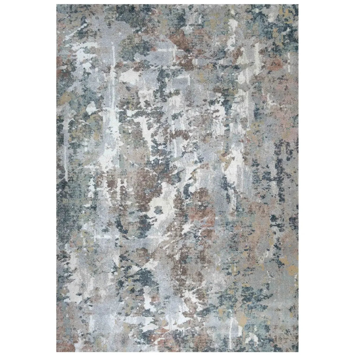 Abstract Neutral Area Rug