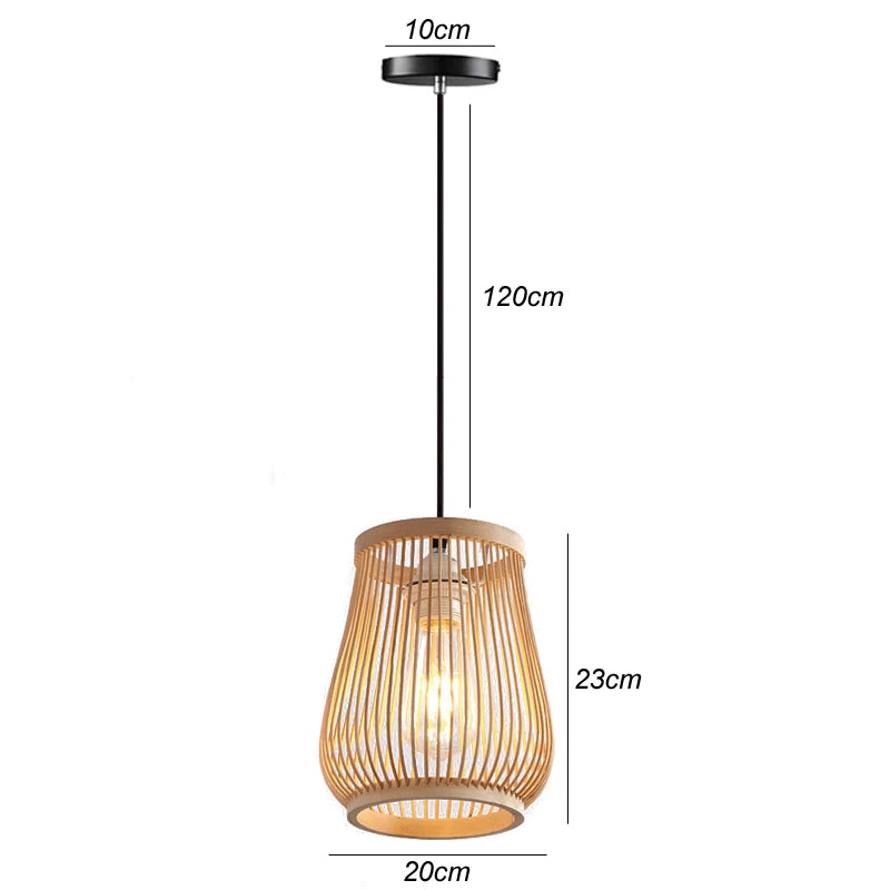 Rattan Pendant Chandelier