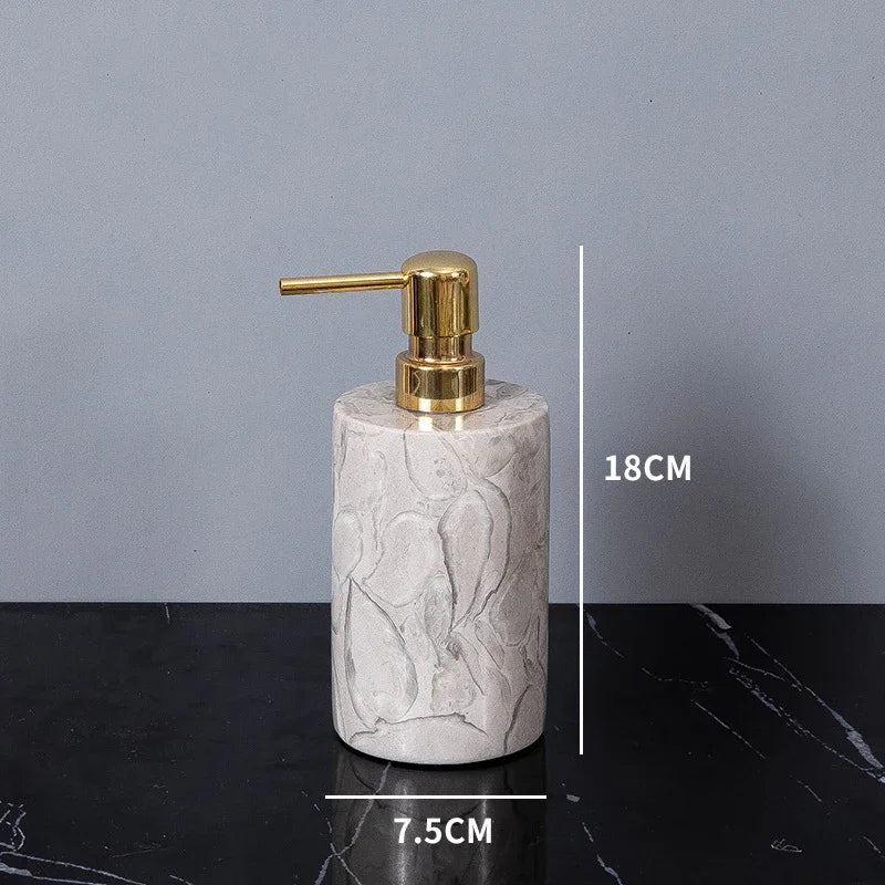Elegant Marble Bathroom Set