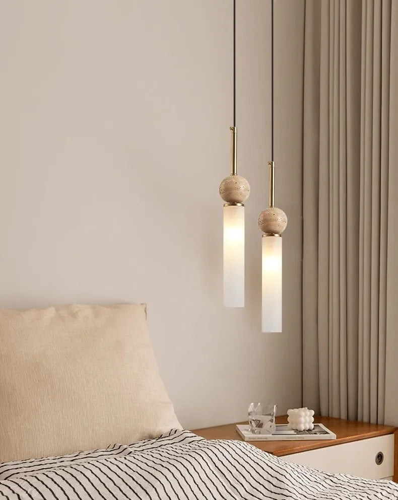 Wabi-Sabi Stone Pendant Chandelier